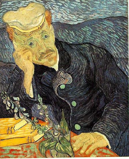 Vincent Van Gogh Portrait of Dr. Gachet was painted in June Spain oil painting art
